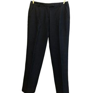 Women's Tahari Sz 8 Navy Flat Front Ankle Pants